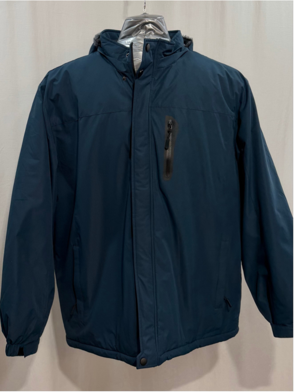 Outdoor Jacket Blue Waterproof Ski Snow Winter Coat Fleece Lined Mens 2XL